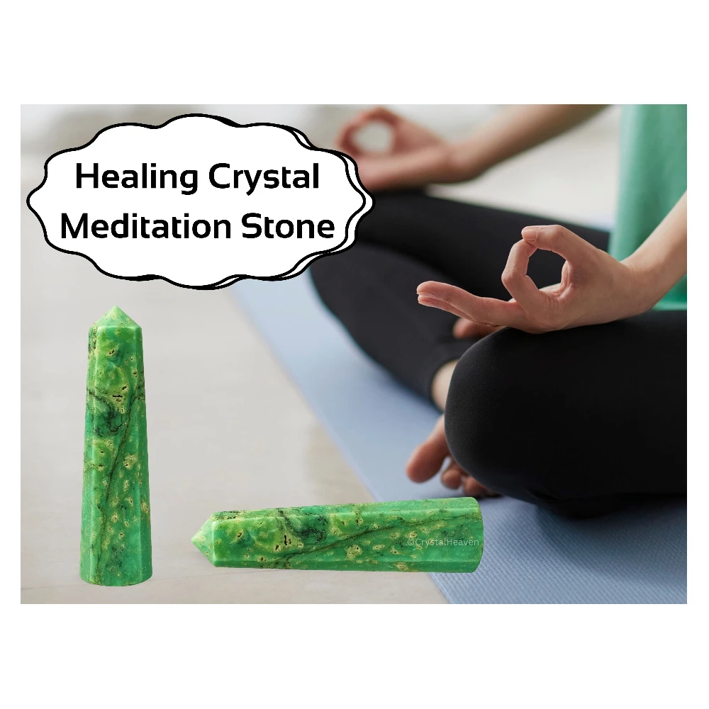 Chrysoprase Crystal Tower (2" to 3" inch)