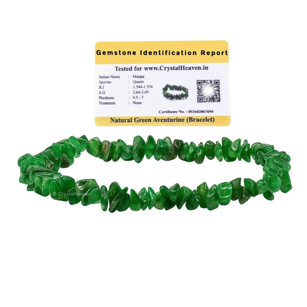Green Aventurine Chips Bracelet