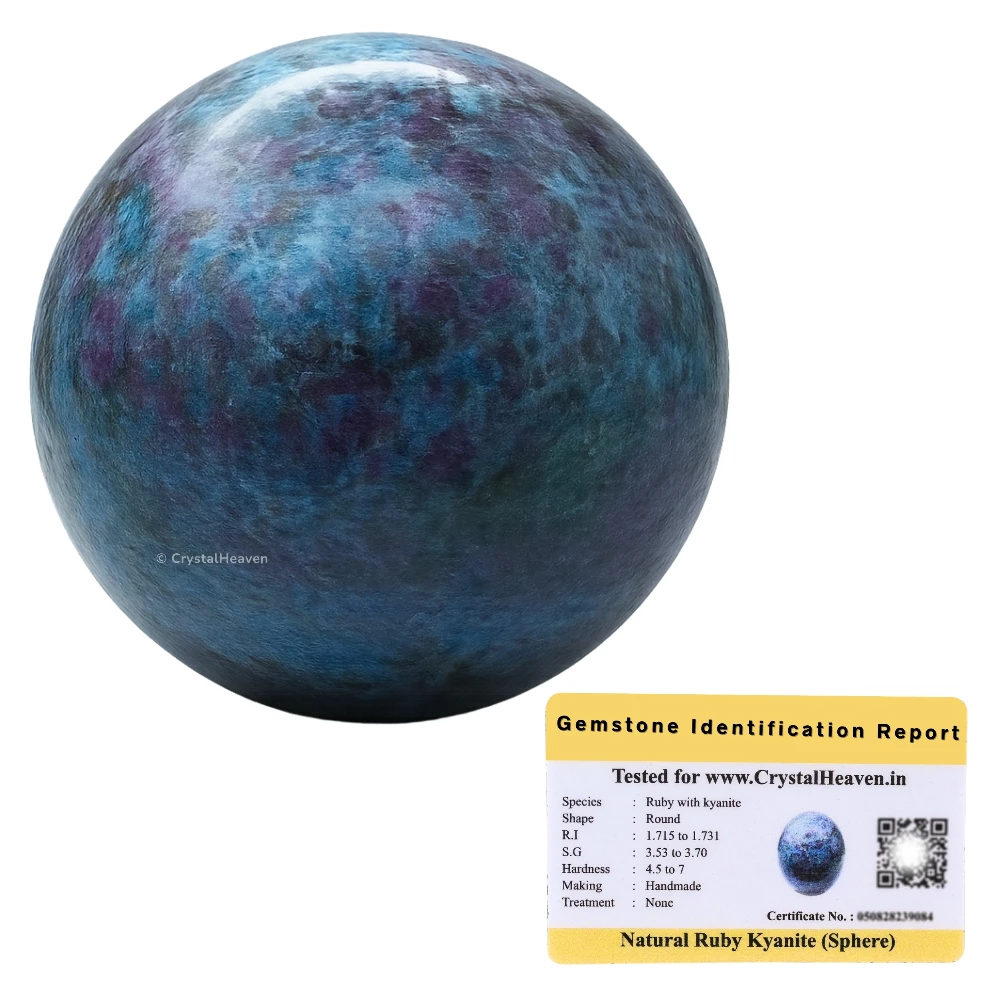 Ruby Kyanite Sphere (2 Inch)