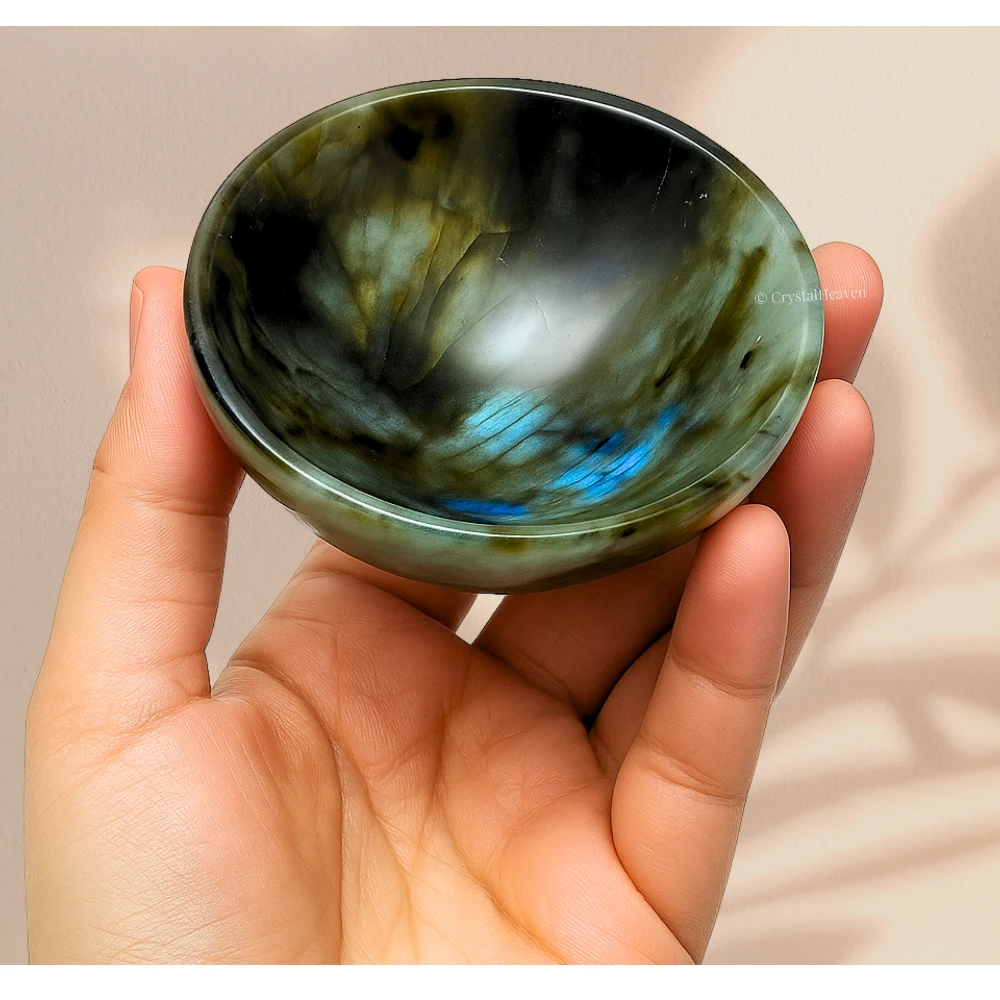 Labradorite Crystal Bowl - 3 Inch