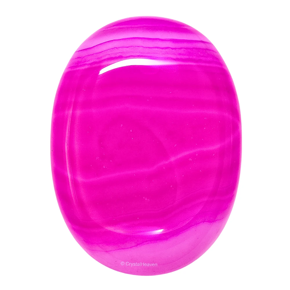 Pink Onyx Palm Stone