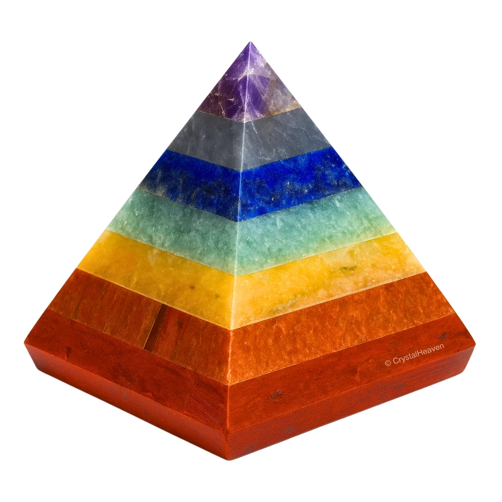 7 Chakra Pyramid (1.5 Inch)