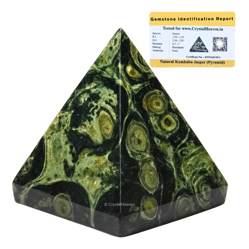 Kambaba Jasper Pyramid (1 Inch)