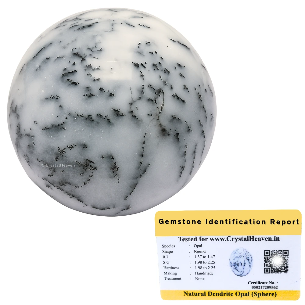 Dendrite Opal Sphere (1.5 Inch)