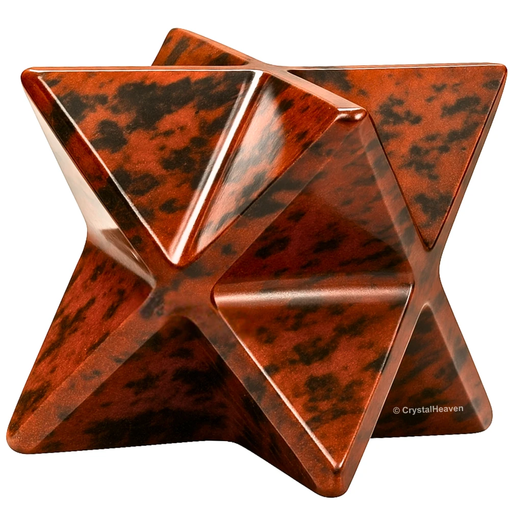 Mahogany Obsidian Crystal Merkaba (15-20 mm)