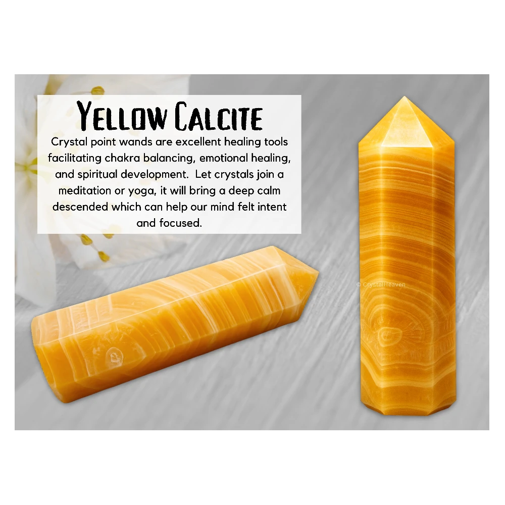 Large Yellow Calcite Tower