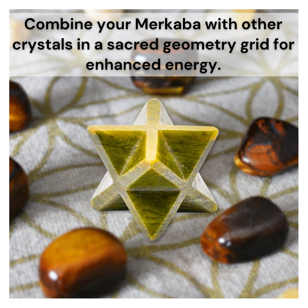 Vesuvianite Crystal Merkaba (15-20 mm)