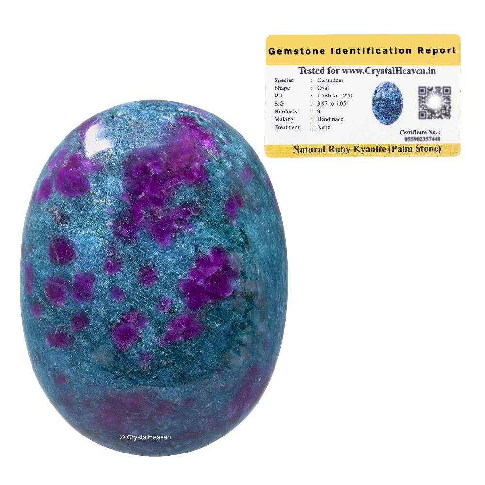Ruby Kyanite Palm Stone (Regular)
