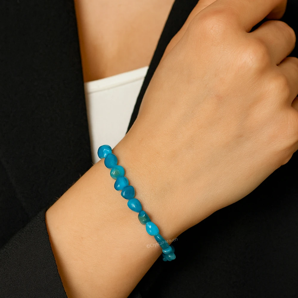 Apatite Tumbled Bracelet (Elastic)