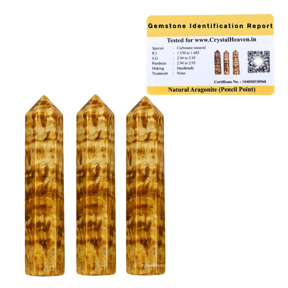 Aragonite Pencil Points (Set of 3)