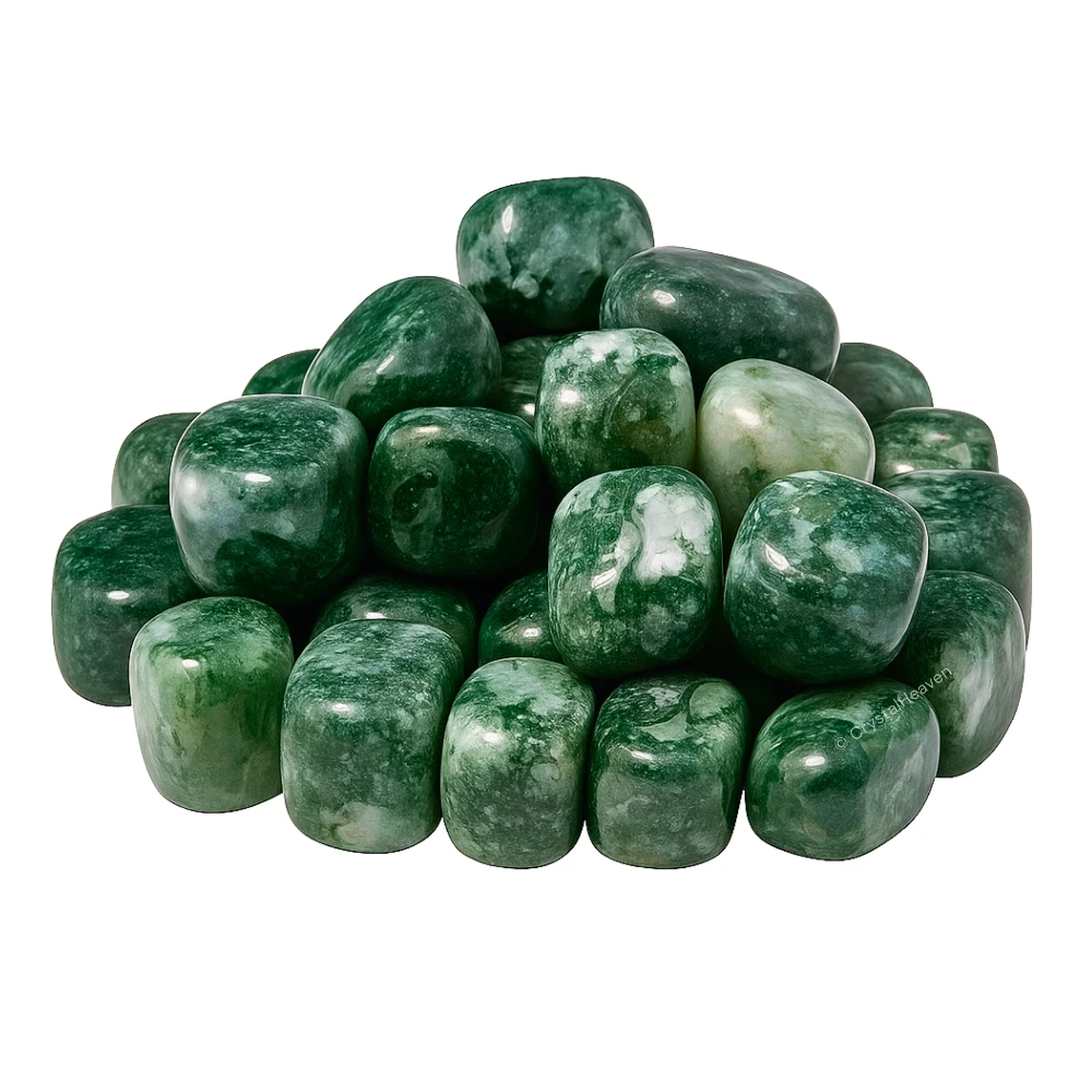 Tumbled Moss Agate Stones (30 Gram)