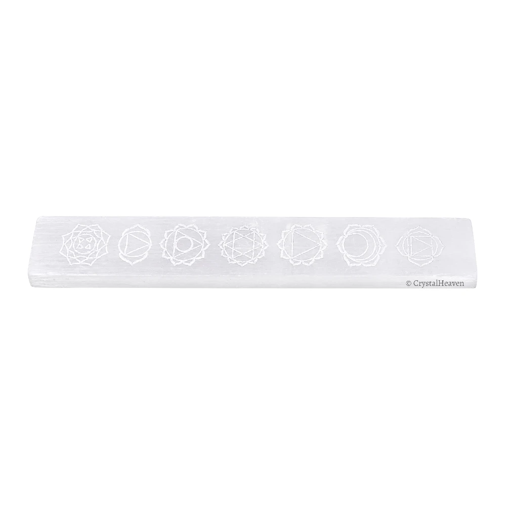 Selenite Charging Plate Stick with Chakra