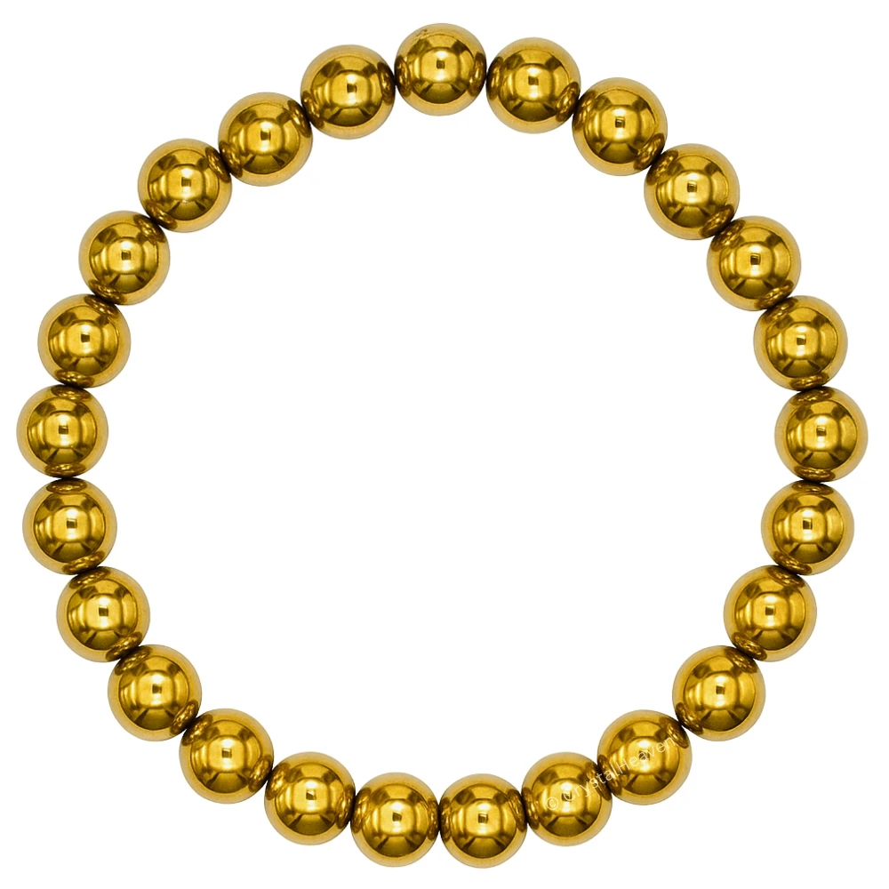 Golden Hematite Bracelet (Elastic)