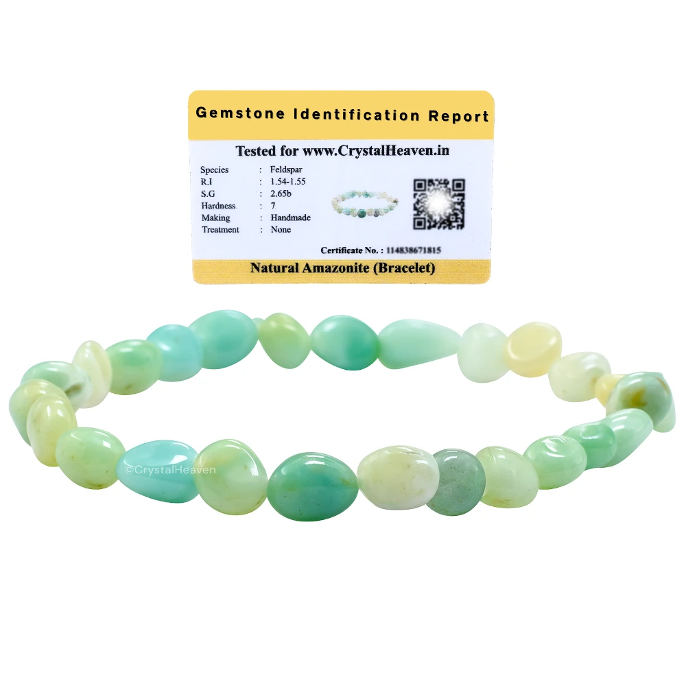 Amazonite Tumbled Bracelet (Elastic)