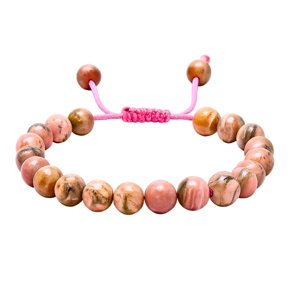 Rhodochrosite Bracelet (Adjustable)