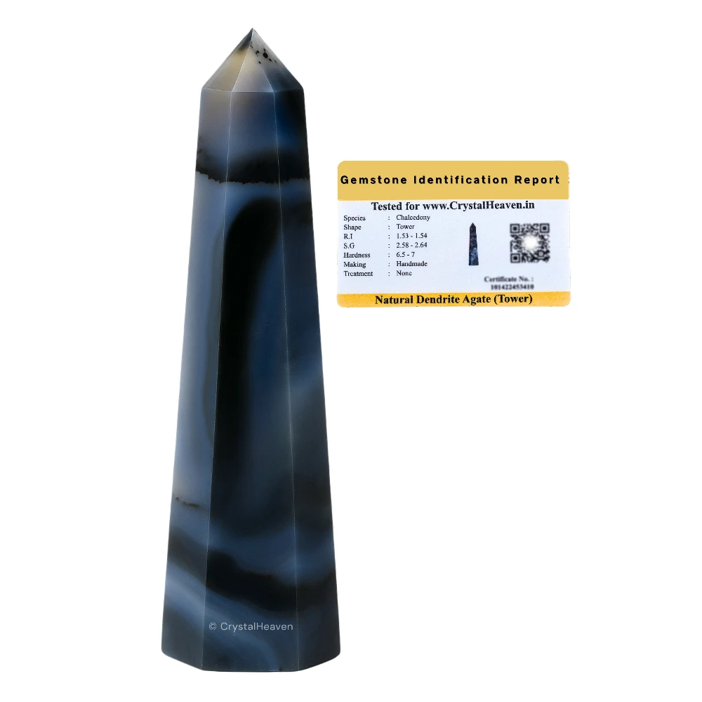 Dendrite Agate Tower (3" to 4" inch)