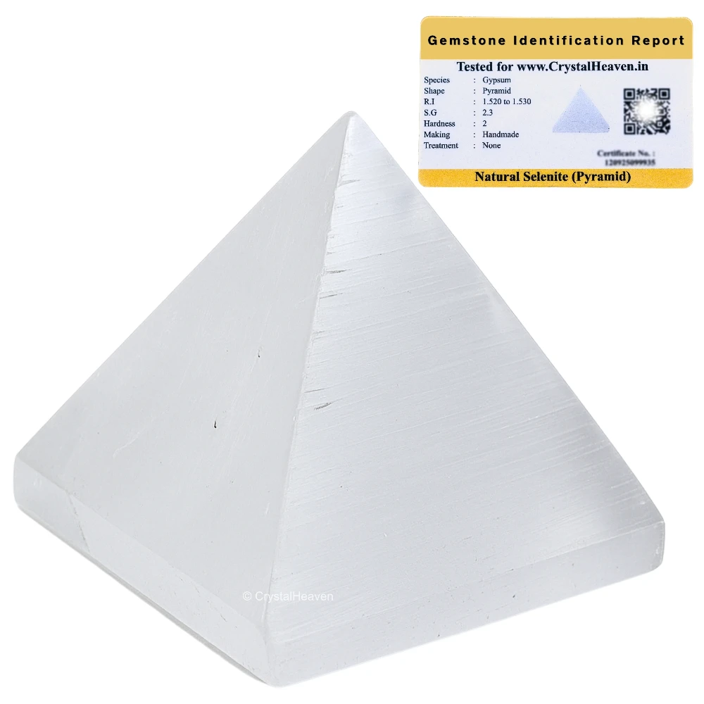 Selenite Pyramid (1.5 Inch)