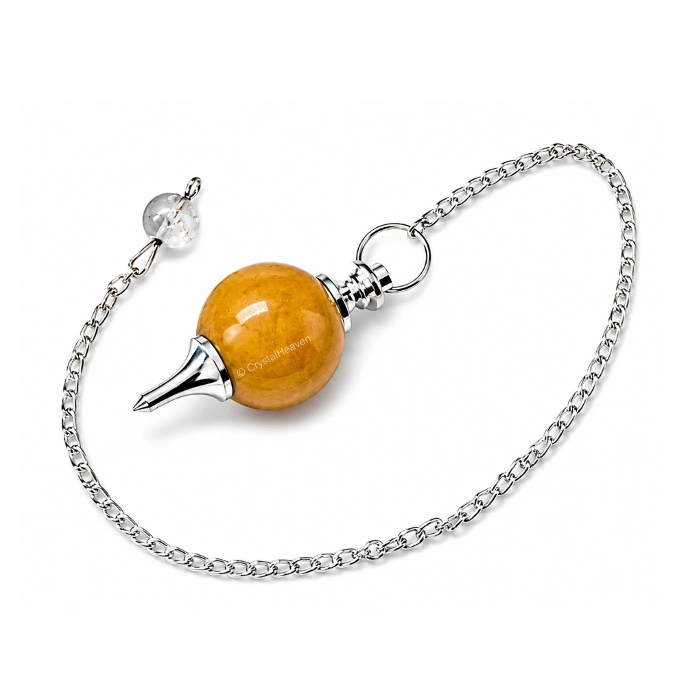 Yellow Jasper Ball Pendulum