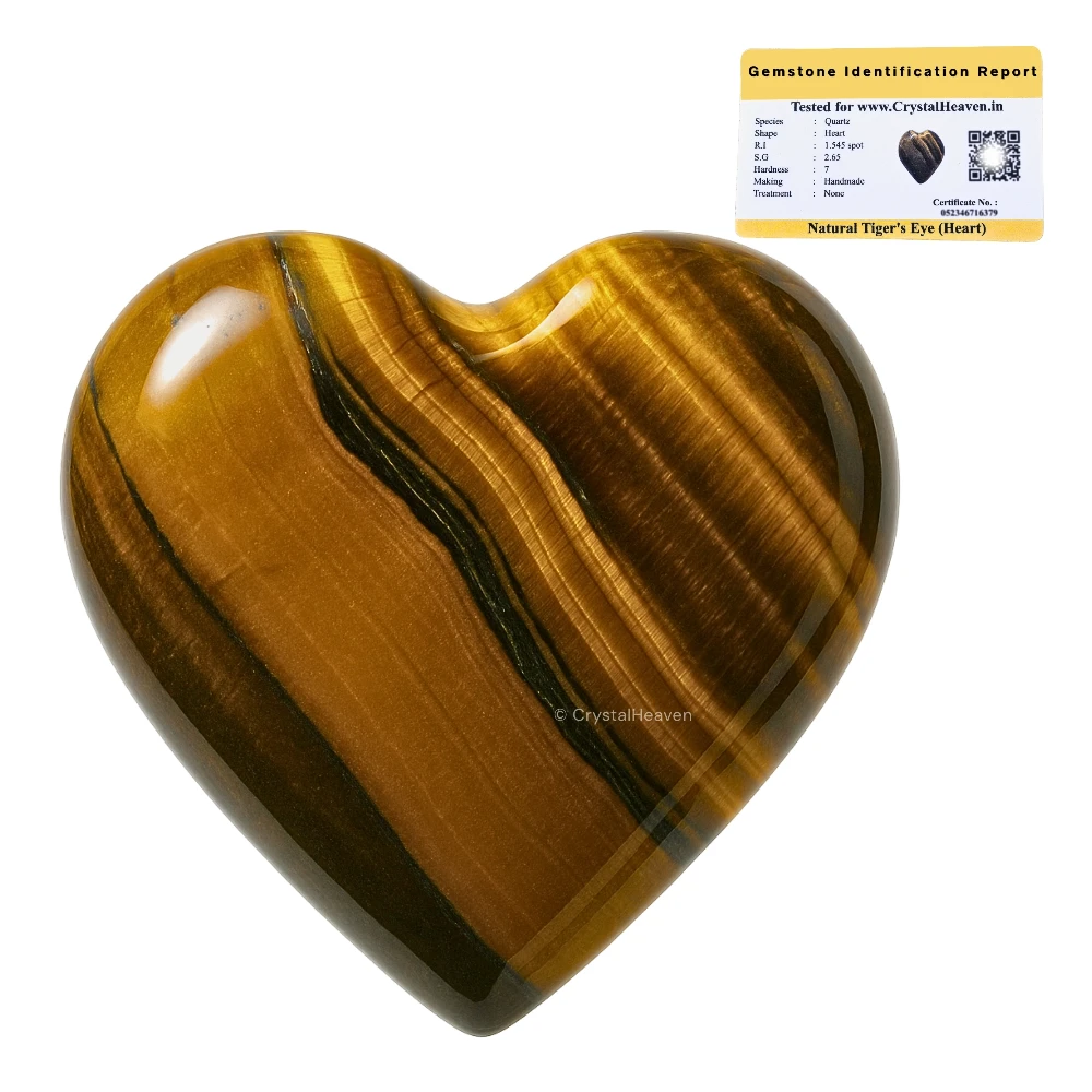 Tiger Eye Heart
