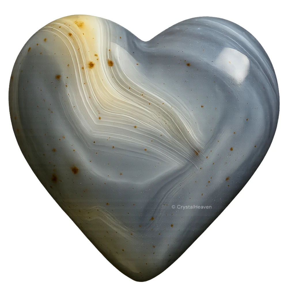 Dendrite Agate Heart