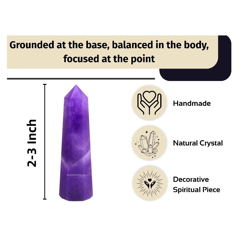 Amethyst Tower (2" to 3" inch)