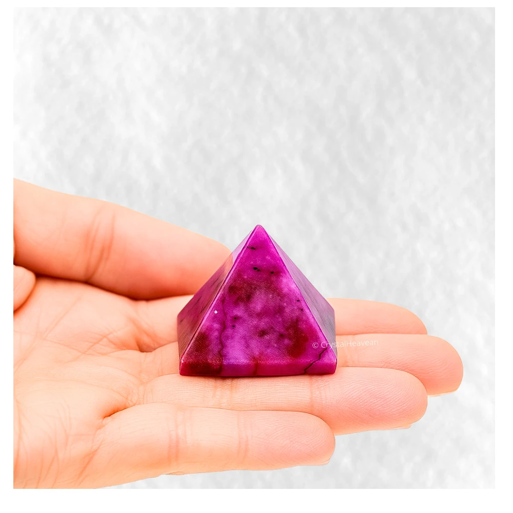 Cobalt Calcite Pyramid (1 Inch)