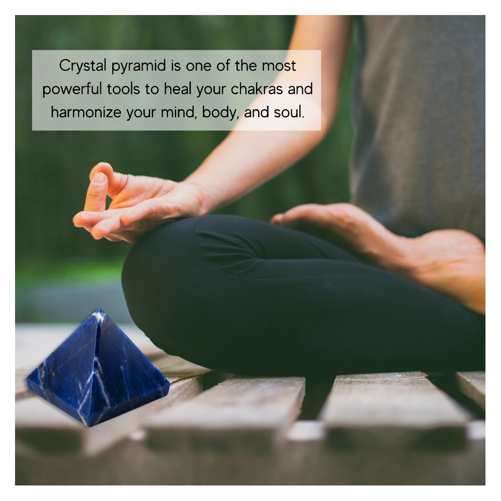 Sodalite Pyramid (1.5 Inch)