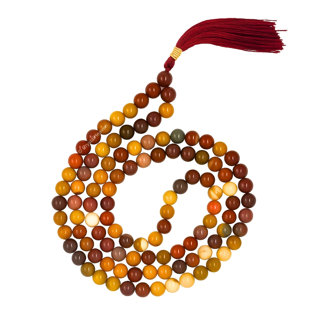 Mookaite Japa Mala (Without Knot)