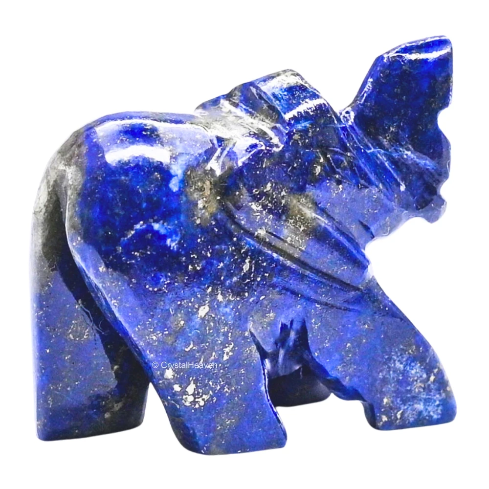 Lapis Lazuli Crystal Elephant