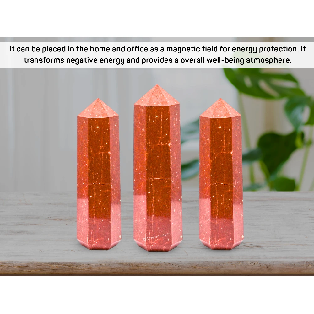 Large Red Jasper Tower