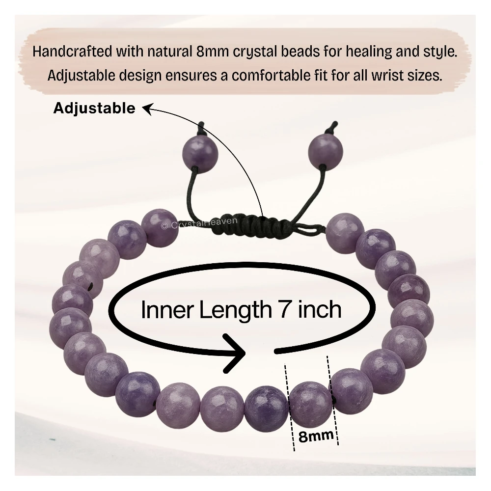 Lepidolite Bracelet (Adjustable)