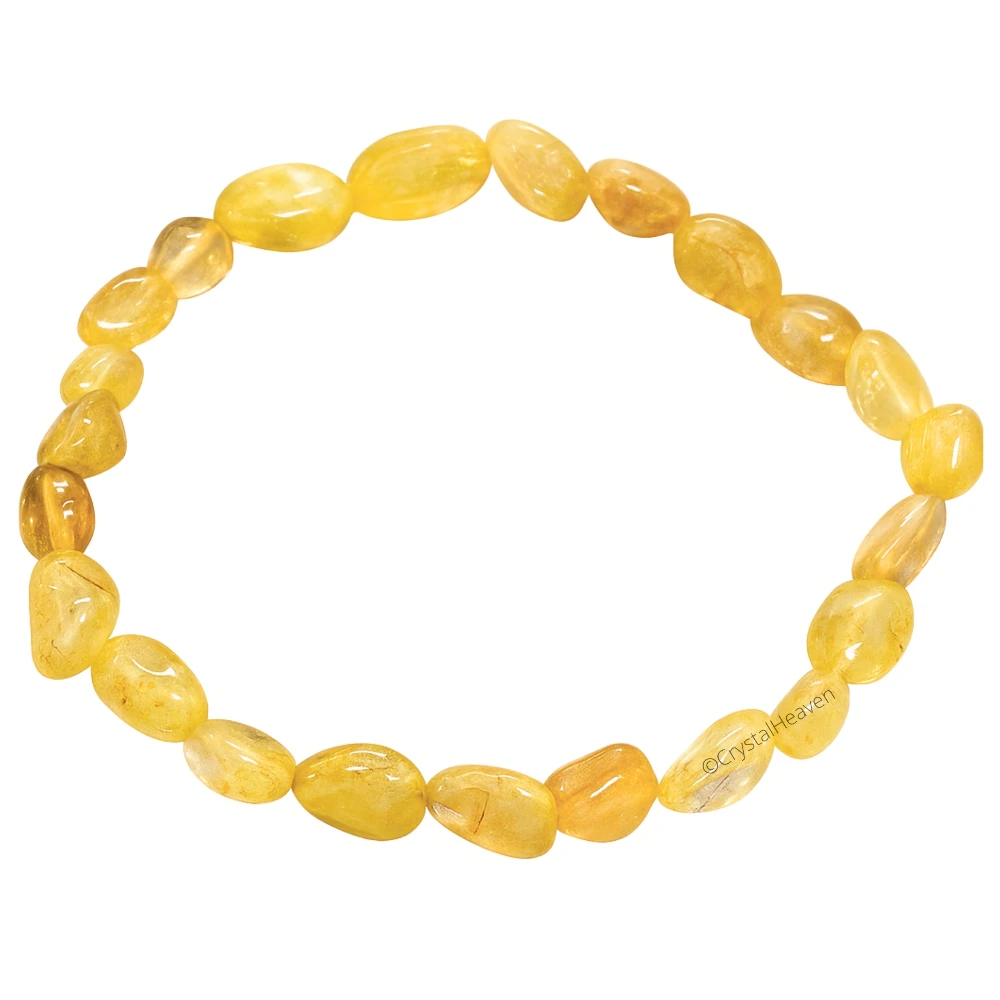 Citrine Tumbled Bracelet (Elastic)
