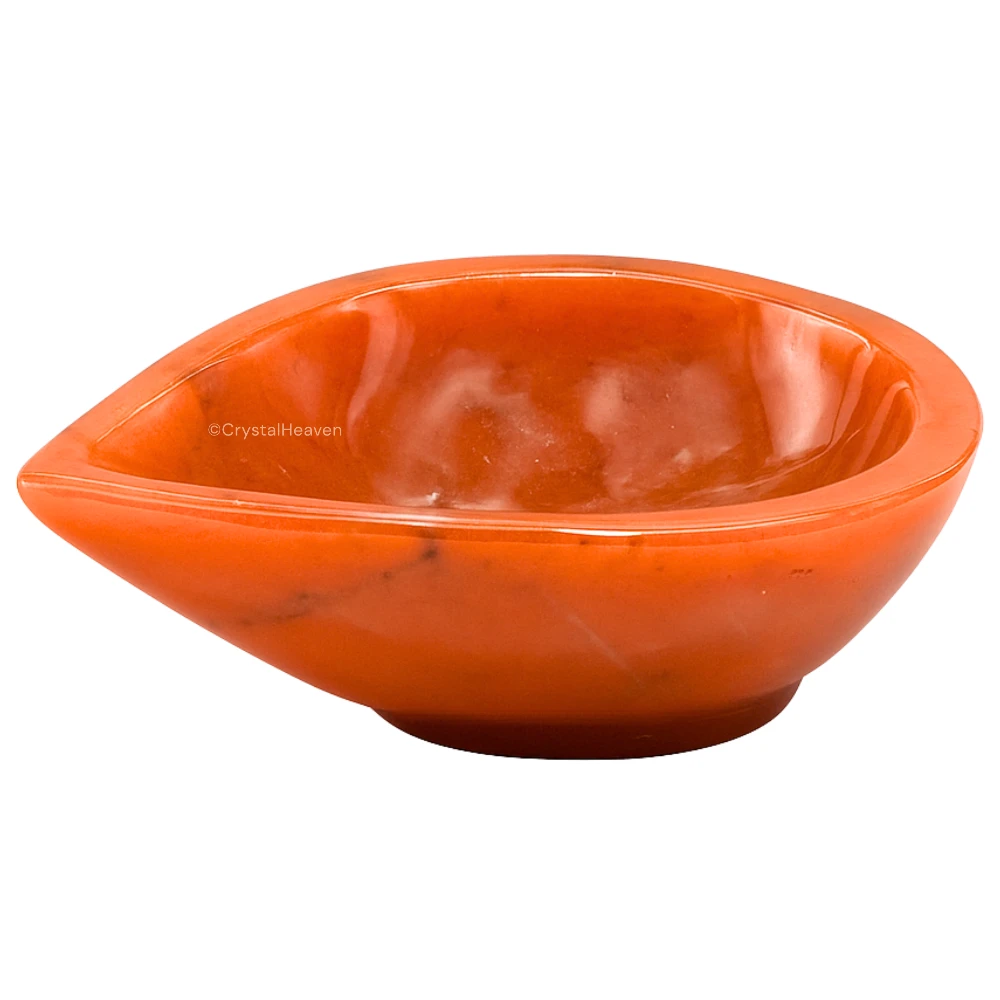 Red Aventurine Crystal Diya - 1 Batti