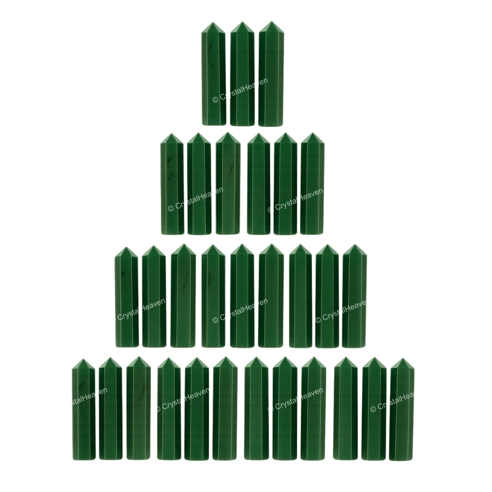 Green Aventurine (Dark) Pencil Points