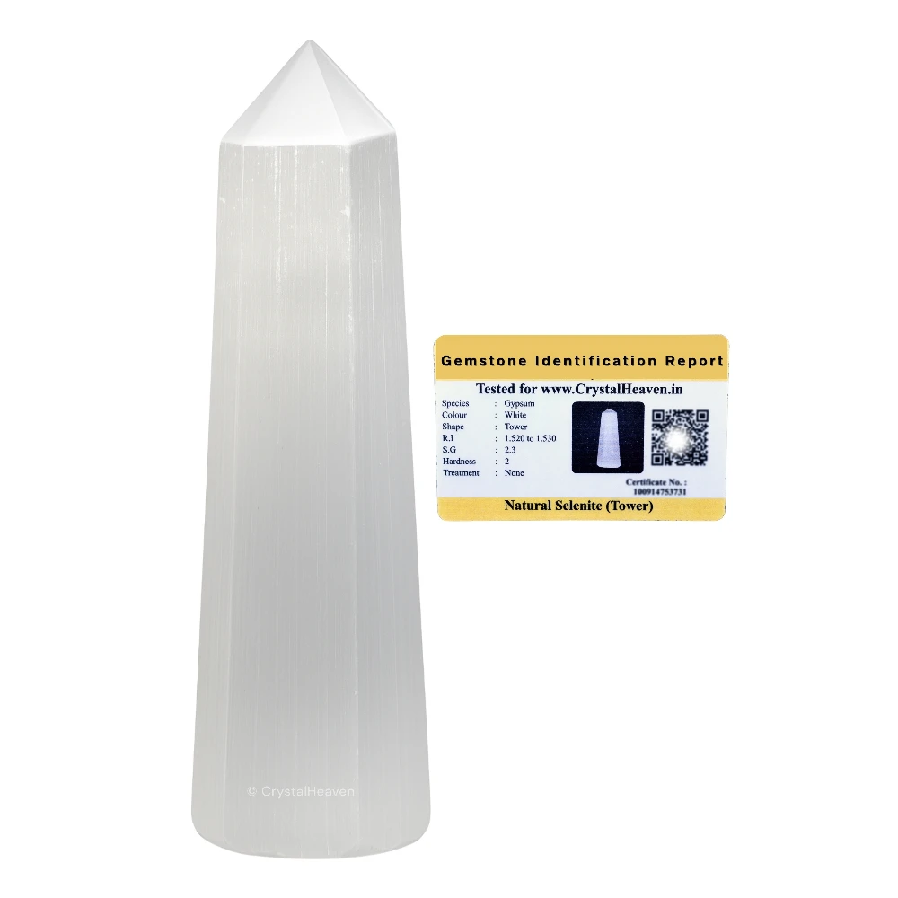 Selenite Tower (2" to 3" inch)