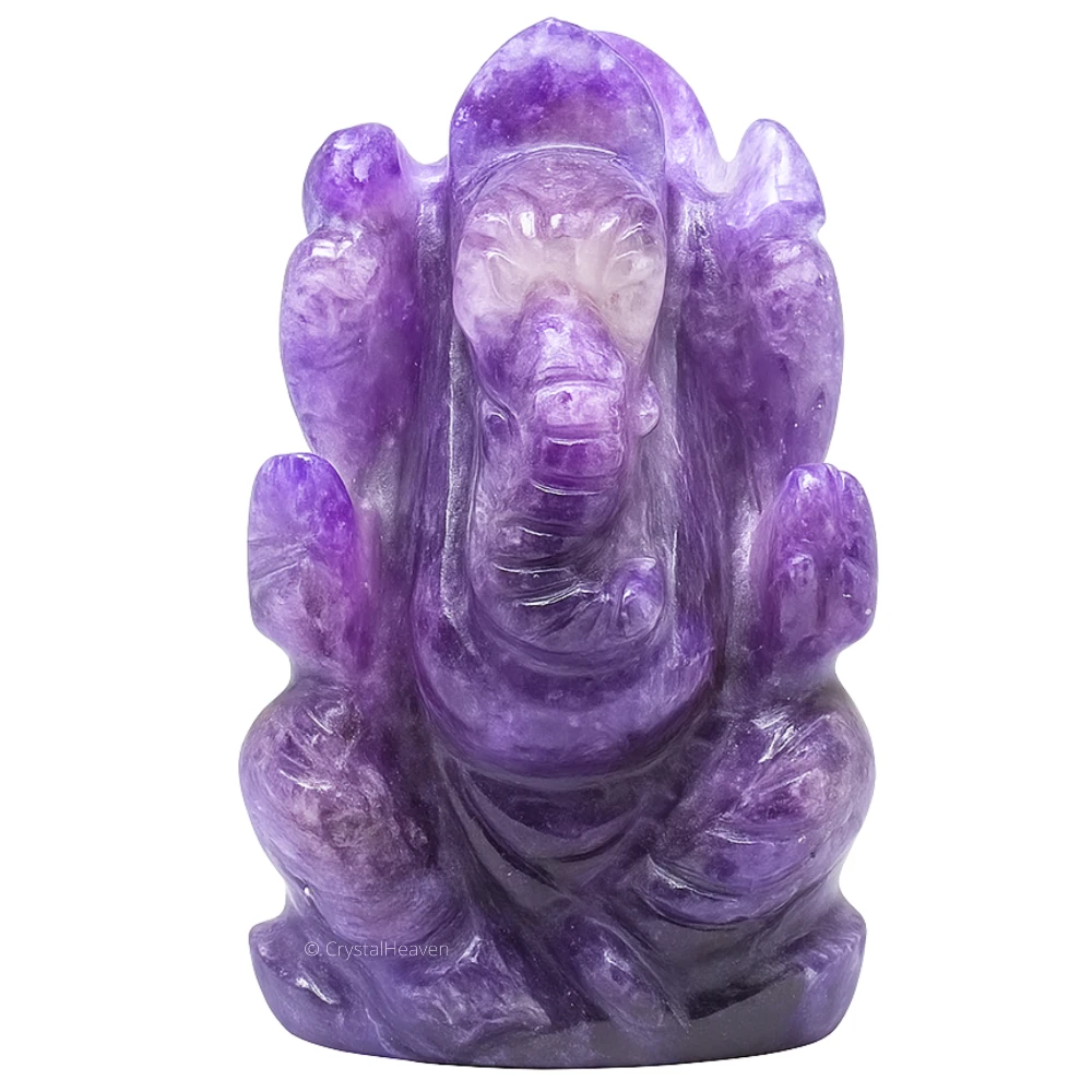 Lepidolite Crystal Ganesh Ganpati