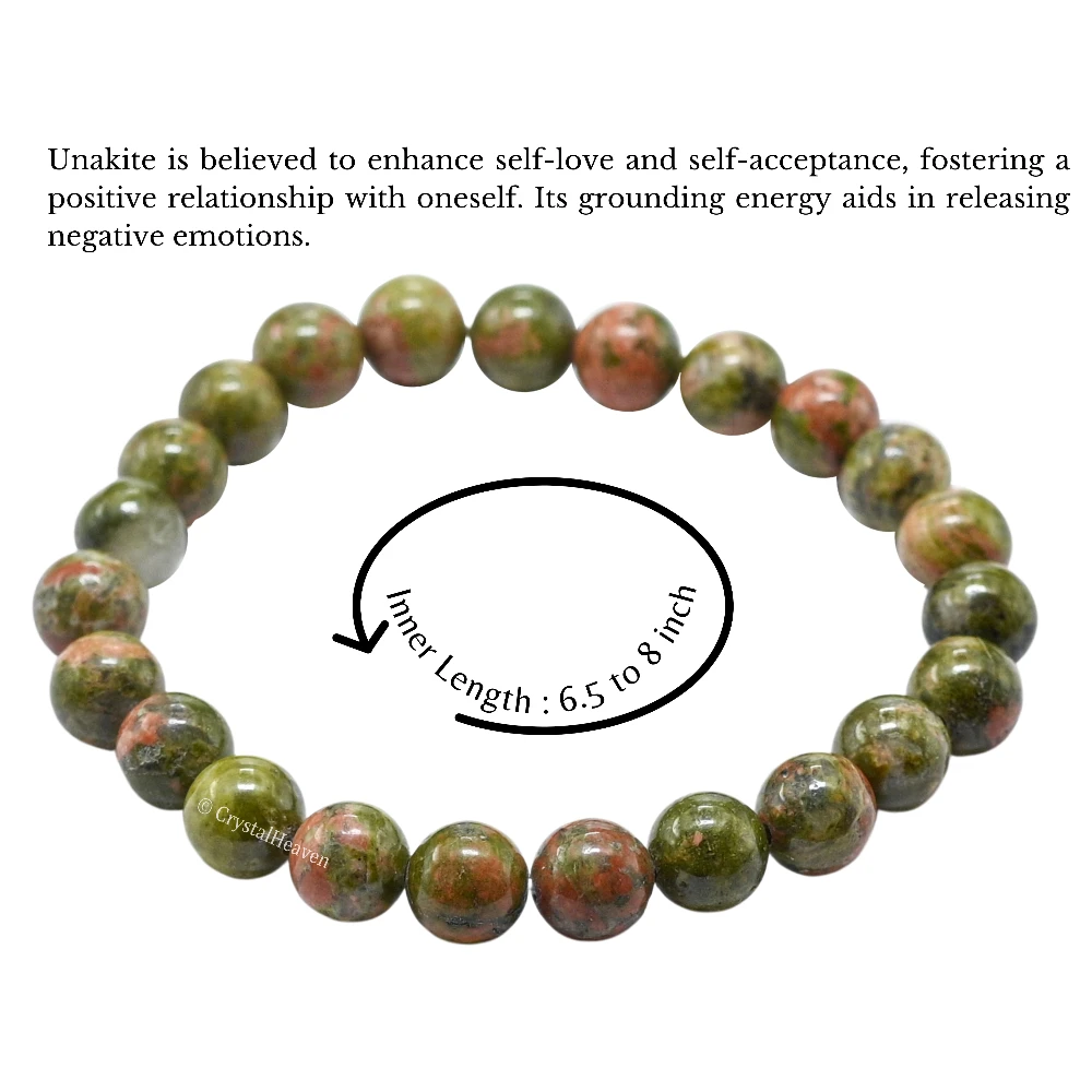 Unakite Bracelet (Elastic)