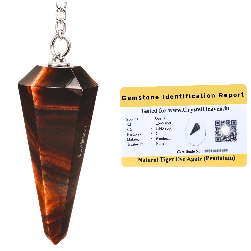 Red Tiger Eye Pendulum