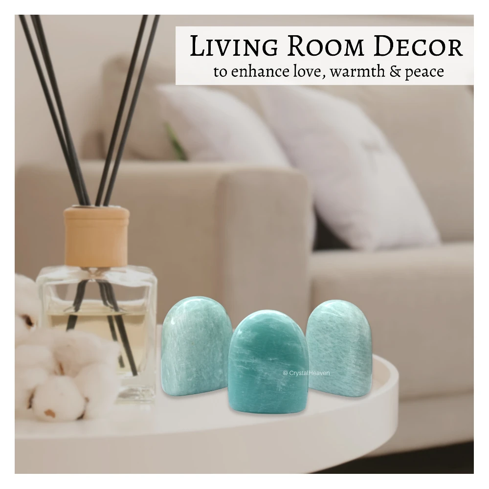 Amazonite Standing Palm Stone (Regular)