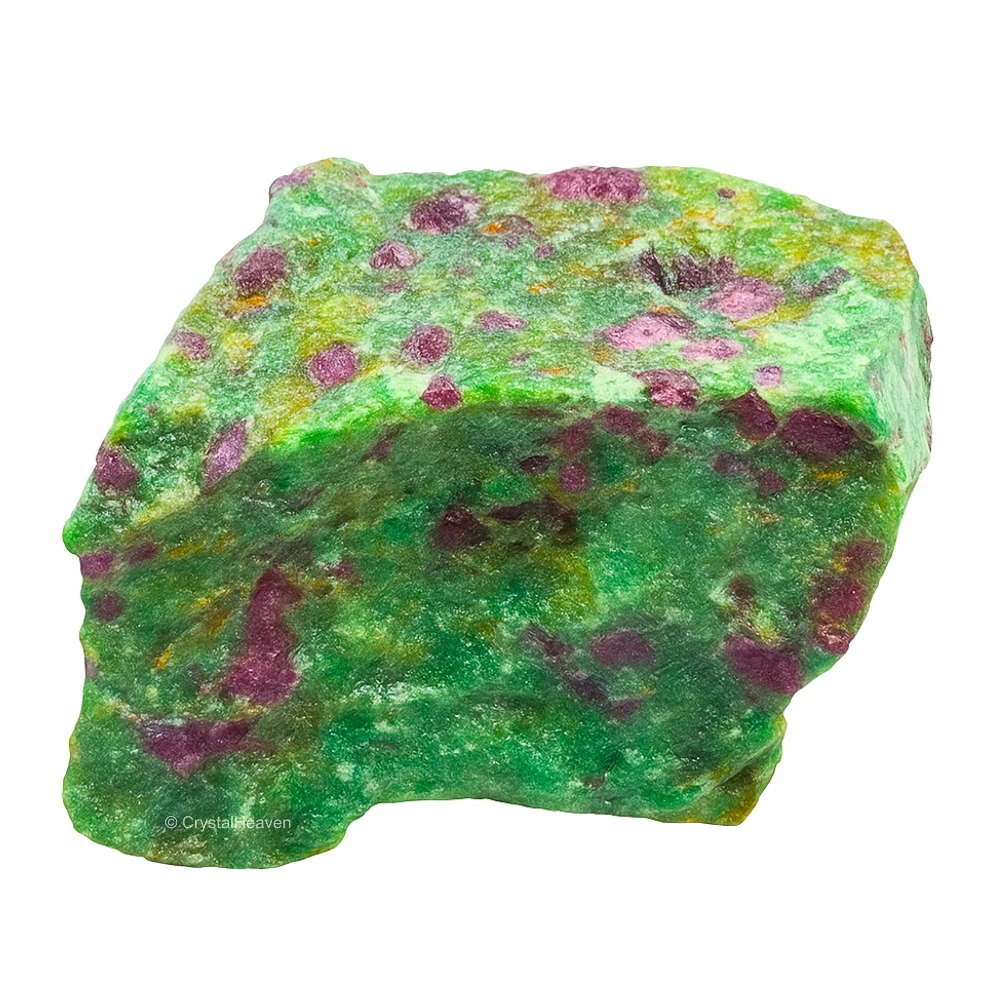 Raw Ruby Fuchsite Crystals (2 Pieces)