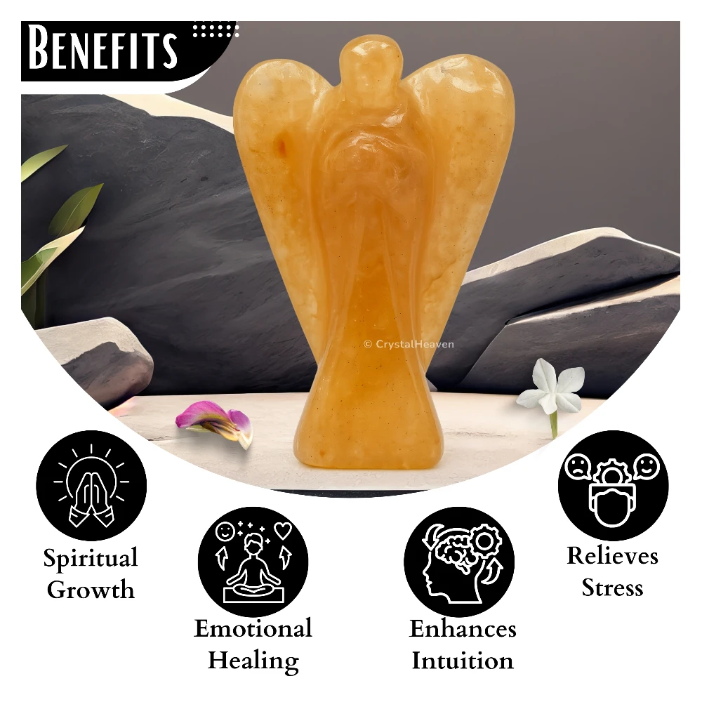Yellow Aventurine Angel (1.5 Inch)
