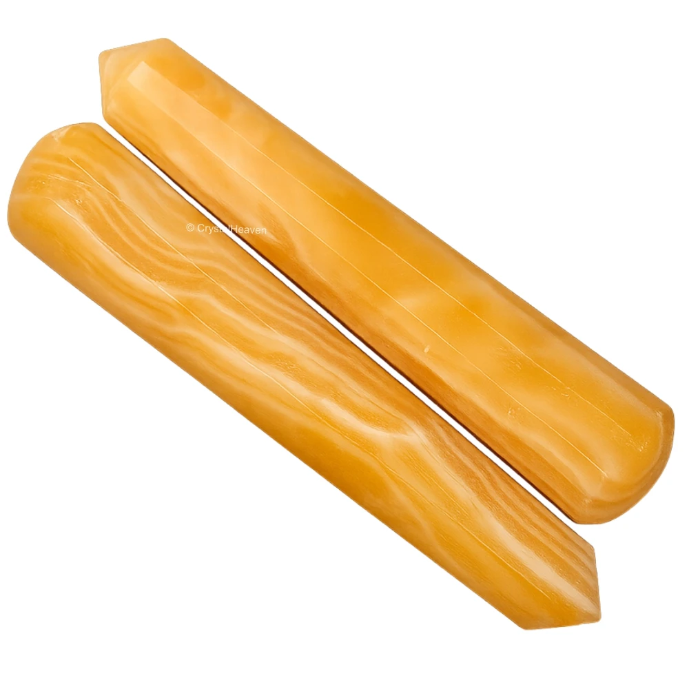 Yellow Calcite Wand (Faceted)