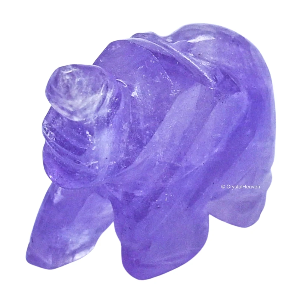 Amethyst Crystal Elephant