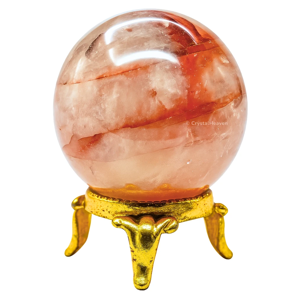 Red Hematoid Quartz Sphere