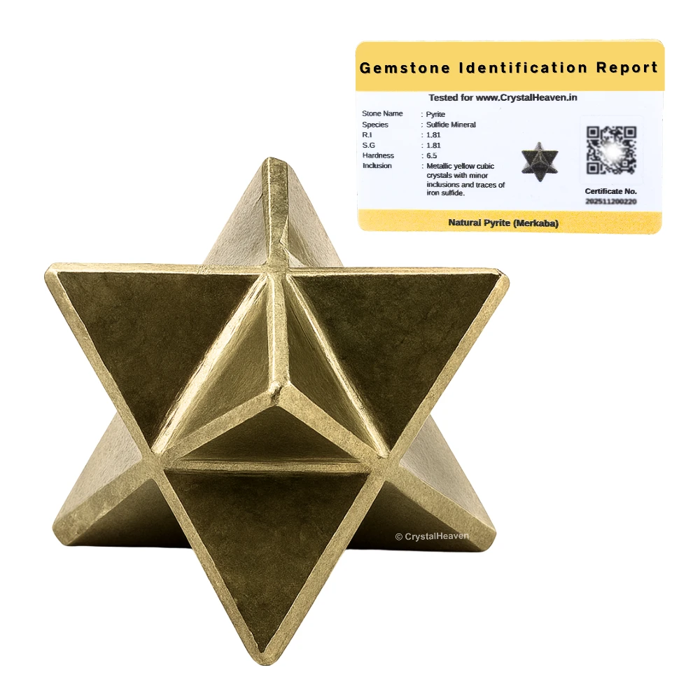 Pyrite Crystal Merkaba (15-20 mm)