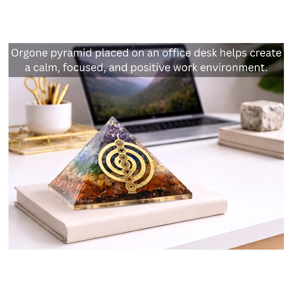 7 Chakra Orgone Pyramid (Chakra Reiki)