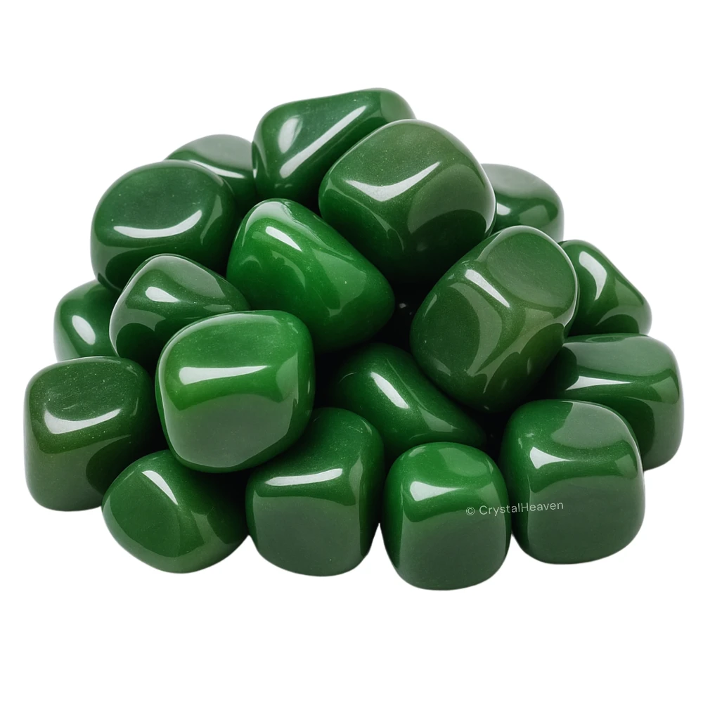 Tumbled Dark Green Aventurine Stones (30 Gram)