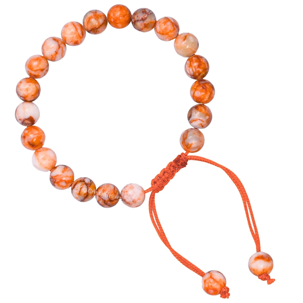 Red Picasso Jasper Bracelet (Adjustable)