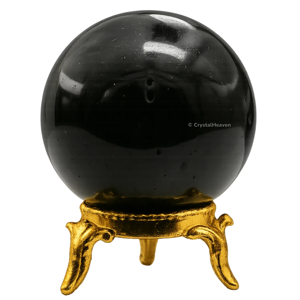 Black Tourmaline Sphere (1.5 Inch)