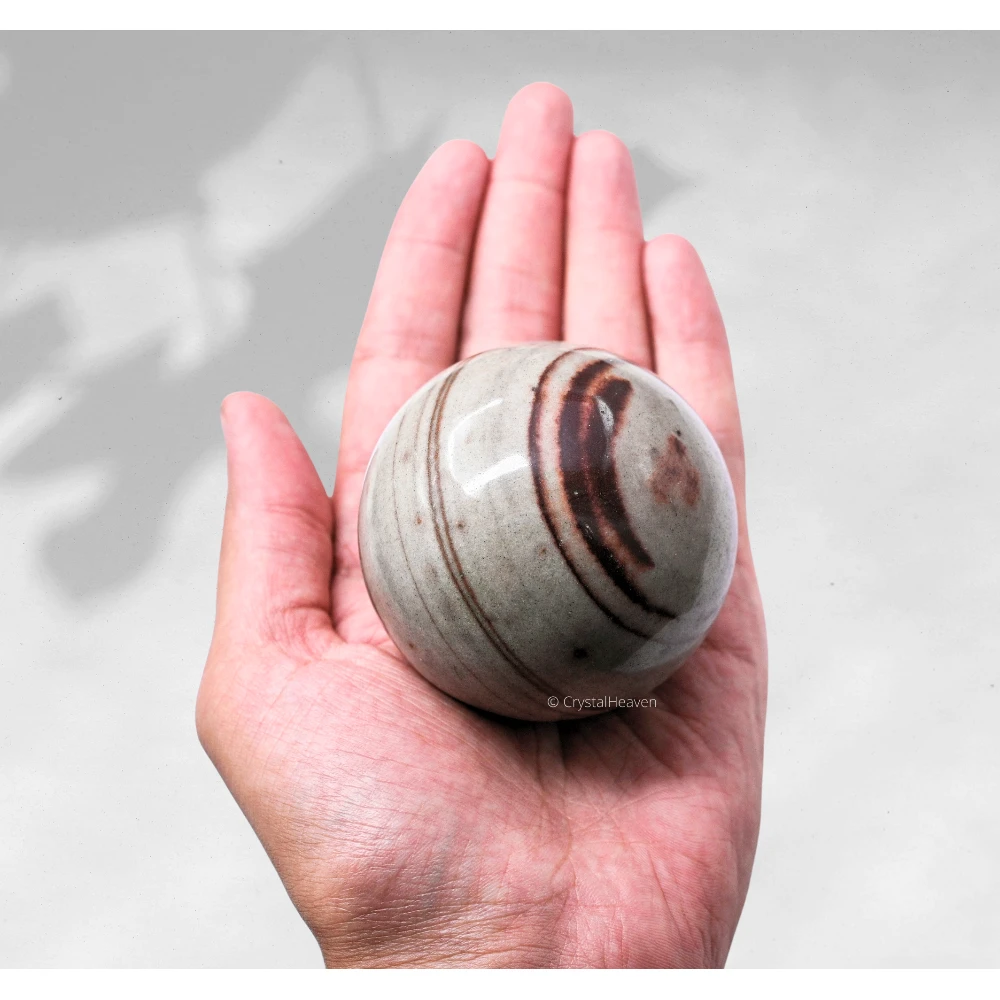 Large Shiva Lingam Sphere (2.5 Inch)